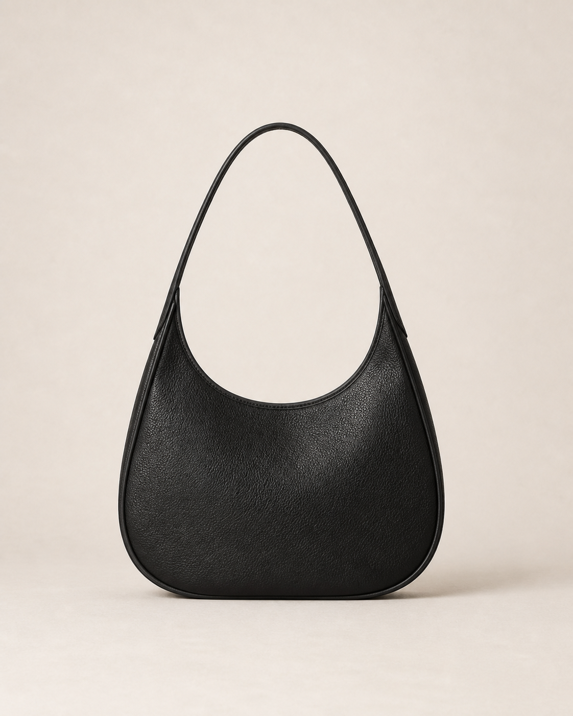 Luna black shoulder bag